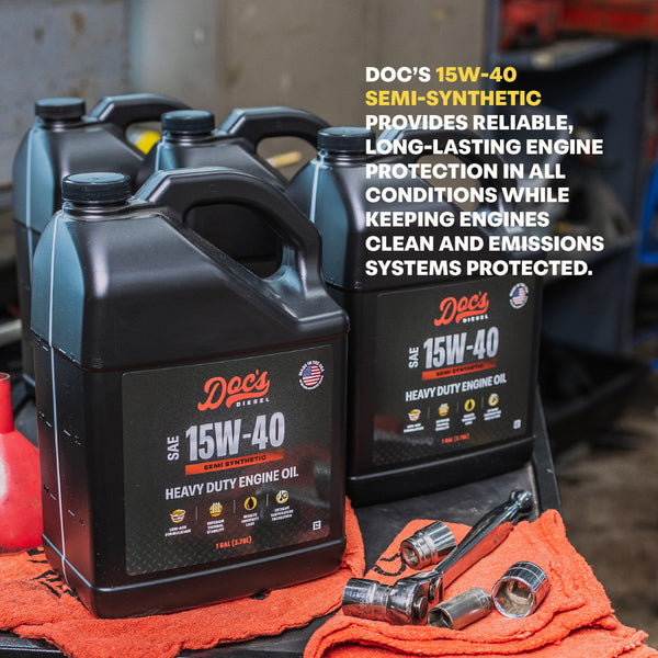 Doc's Diesel 15W-40 SEMI Synthetic Heavy Duty Diesel Oil Enhanced Brand Content 2 brand_Doc's Diesel