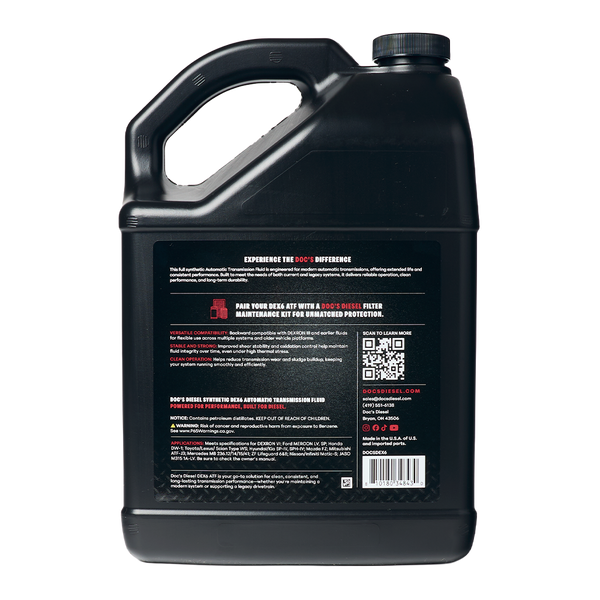 Doc's Diesel The DEX6 Dexron VI and Mercon LV Automatic Transmission Fluid