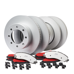 Doc's Diesel RAM 6.7L/5.9L Cummins Front and Rear Brake Pads and Rotors Kit 2019-2023