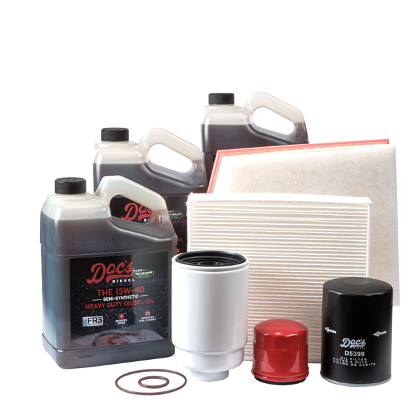 Doc's Diesel Chevrolet/GMC 6.6L Duramax 15W-40 SEMI Synthetic Oil + Filter Maintenance Kit 2014-2016