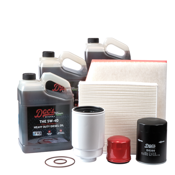 Doc's Diesel Chevrolet/GMC 6.6L Duramax 5W-40 Full Synthetic Oil + Filter Maintenance Kit 2014-2016