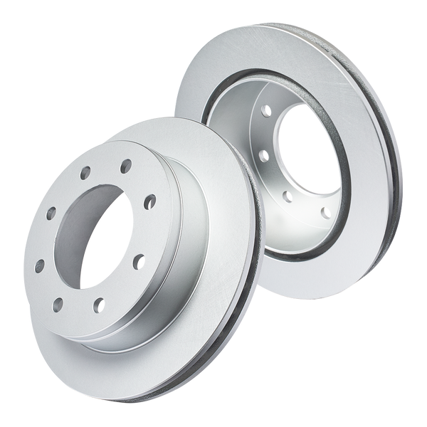 Doc's Diesel Chevrolet/GMC 6.6L Duramax SRW High Carbon Rear Brake Rotor Set 2001-2007 Silverado 2500HD, 2005-2007 Silverado 3500HD, 2001-2006 Sierra 2500HD