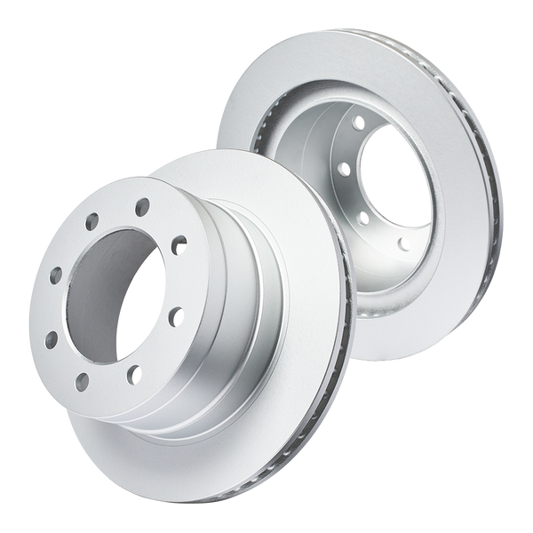Doc's Diesel Dodge RAM 5.9L Cummins High Carbon Rear Brake Rotor Set 2003-2008