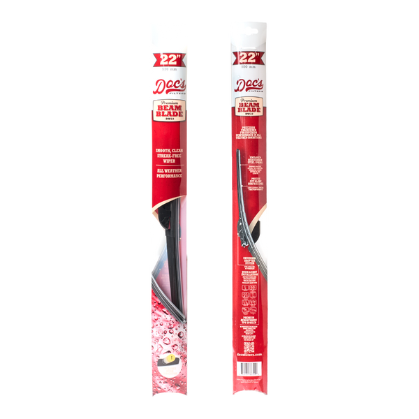 Doc's Diesel Premium Beam Wiper Blades packaging