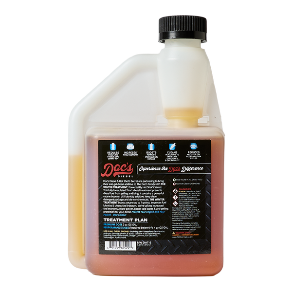 Doc's Diesel x Hot Shot's Secret The Winter Treatment Diesel Anti-Gel Additive Back Quantity 1