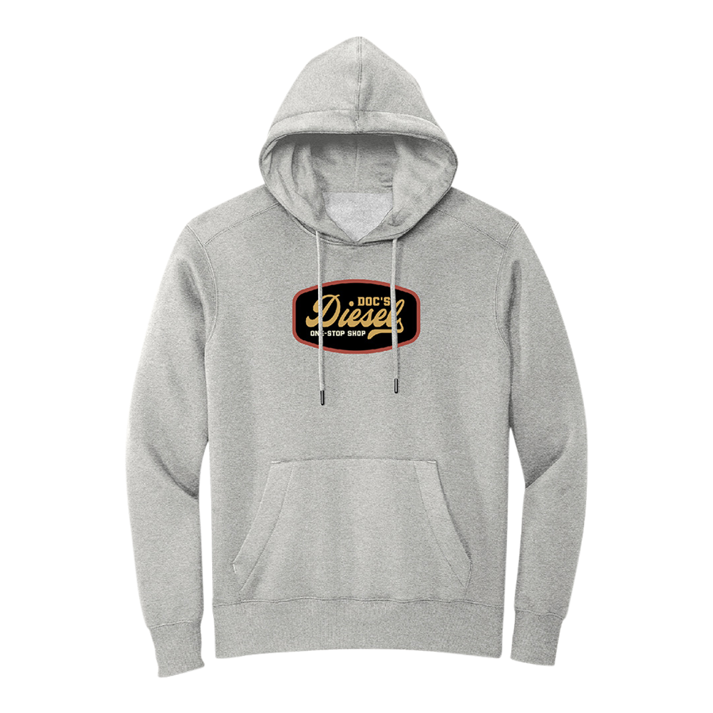 Doc's Diesel Light Grey Shop Hoodie