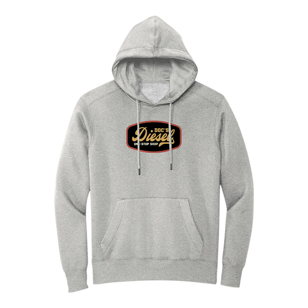 Doc's Diesel Light Grey Shop Hoodie