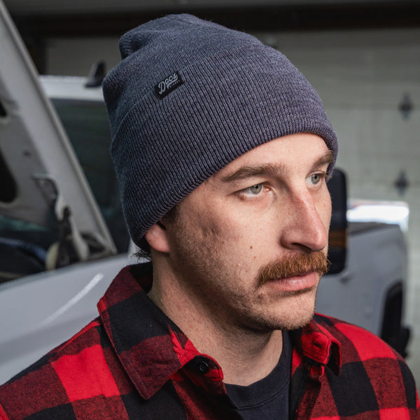 Doc's Diesel Cold Steel Beanie Grey Lifestyle