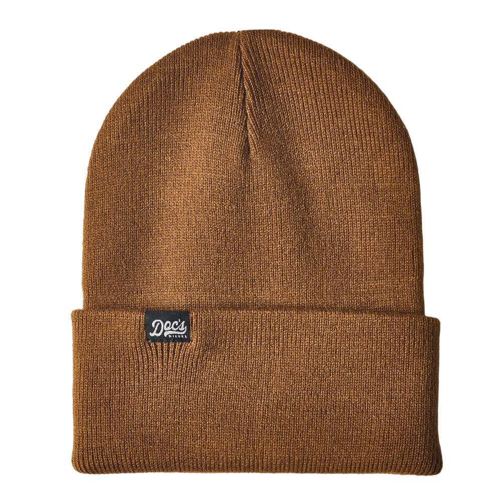 Doc's Diesel Cold Steel Beanie Brown