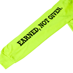 Doc's Diesel Work Hard High-Vis Long Sleeve detail closeup