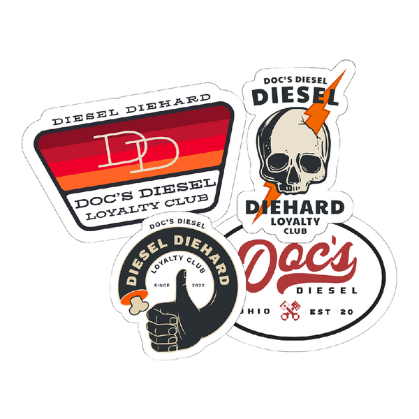Doc's Diesel Diesel Diehard Sticker Pack