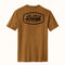 Doc's Diesel Shop Duck Brown T-Shirt back view