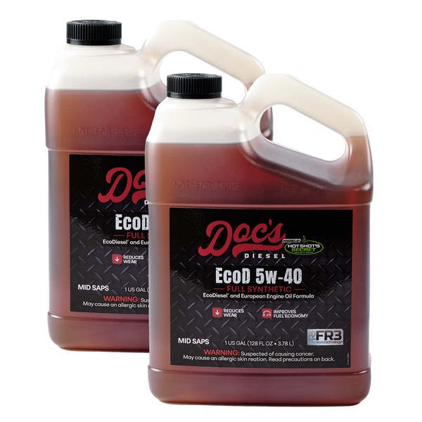 Doc's Diesel The EcoD 5W-40 Full Synthetic EcoDiesel Engine Oil Quantity 2