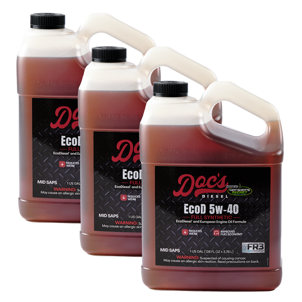 Doc's Diesel The EcoD 5W-40 Full Synthetic EcoDiesel Engine Oil Quantity 3