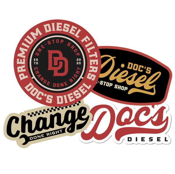 Doc's Diesel Signature Sticker Pack