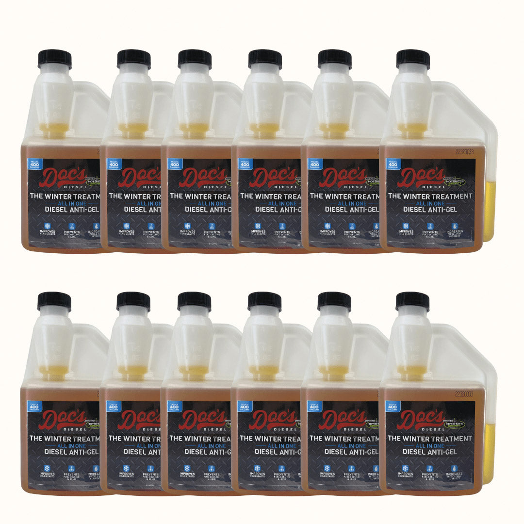 Doc's Diesel x Hot Shot's Secret THE WINTER TREATMENT Diesel Anti-Gel Additive (16oz) Squeeze Bottle