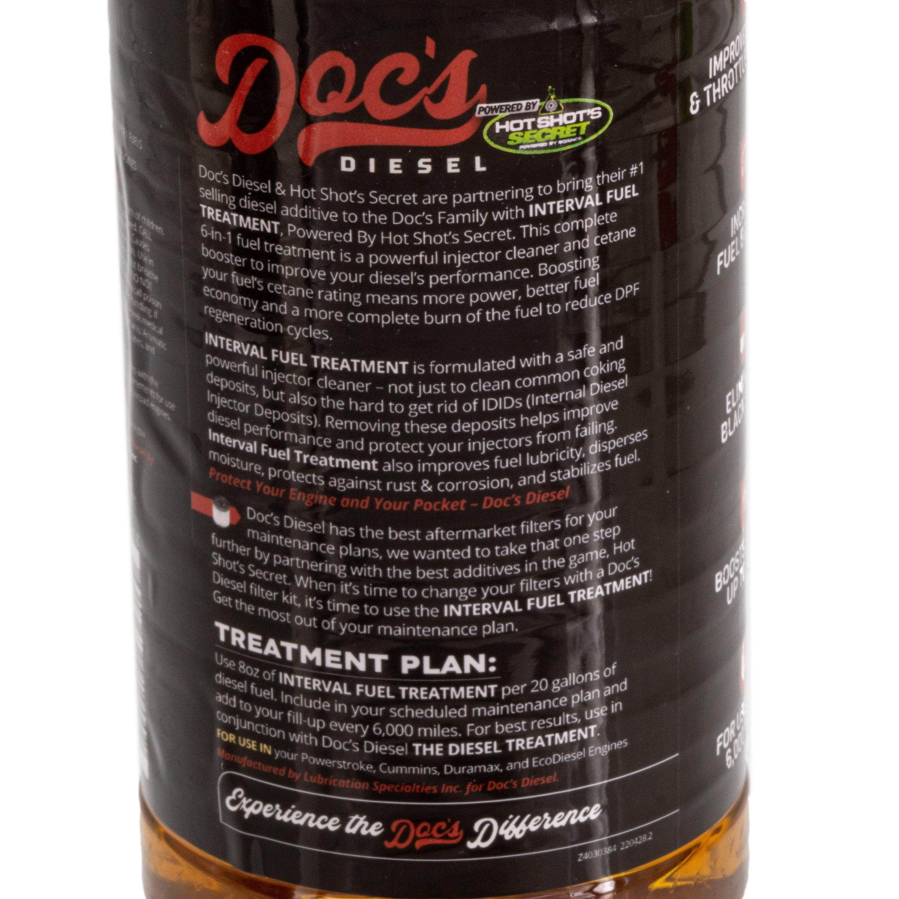 Doc's Diesel x Hot Shot's Secret Interval Diesel Fuel + Oil Treatment