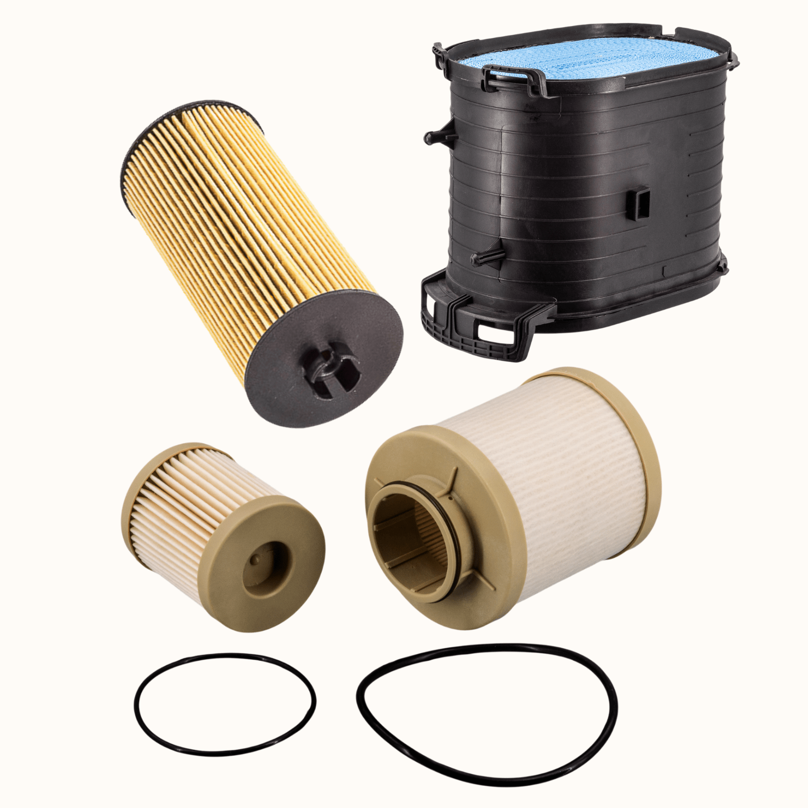 Doc's Diesel Ford 6.0L Powerstroke Filter Kit 2003-2007 | Replaces FD4616 FL2016